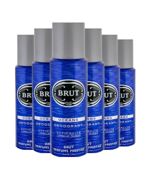 6x Brut Deodorant Oceans 200 ml