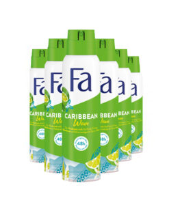 6x Fa Deodorant Caribbean Wave 150 ml