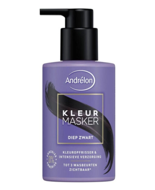 Andrélon Kleurmasker Karamel Diep Zwart 200 ml