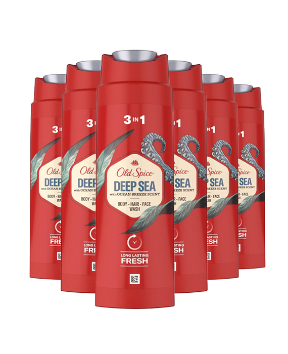 6x Old Spice Douchegel Deep Sea 250 ml