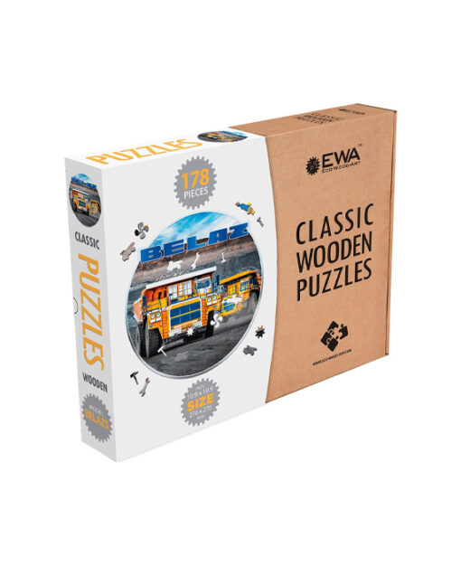 EWA Classic Wooden Puzzel Belaz 178 stukjes