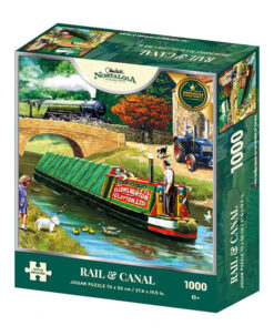 Jigsaw Nostalgia Rail Canal 1000 stukjes