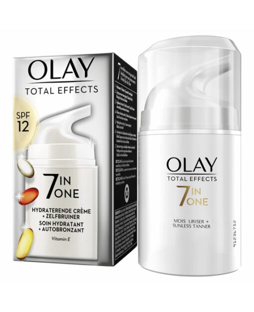 Olay Touch of Sun 7-in-1 Dagcrème en Zelfbruiner SPF 12 50 ml
