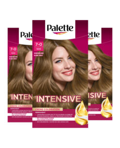 3x Palette haarverf 500 donkerblond