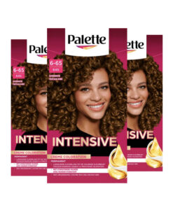 3x Palette haarverf 645 goudbruin