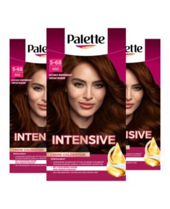 3x Palette haarverf 650 kastanje middenbruin