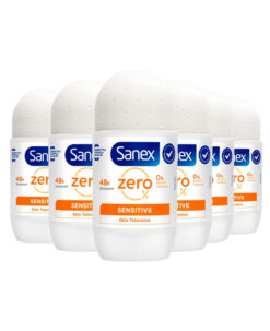 6x Sanex Zero Sensitive deodorant roller 50 ml