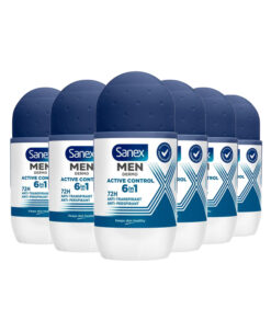 6x Sanex Men Dermo Active Control deodorant roller 50 ml