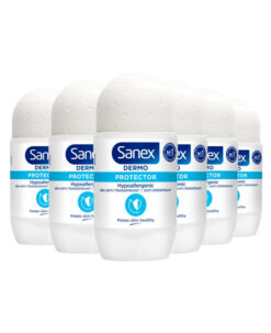 6x Sanex Dermo Protector deodorant roller 50 ml
