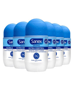 6x Sanex Dermo Extra Control deodorant roller 50 ml