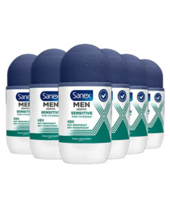 6x Sanex Men Dermo Sensitive deodorant roller 50 ml