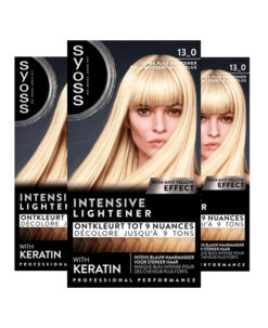 3x Syoss Permanent Coloration 13-0 Ultra Plus Lightener