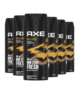 6x AXE Deodorant Wild Spice 150 ml