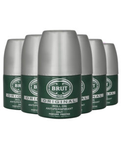 6x Brut Deodorant Roll On Original 50 ml