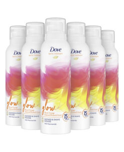 6x Dove Bath Therapy Glow Douche & Scheerschuim 200ml