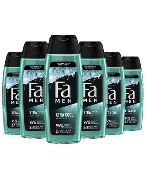 6x Fa MEN Douchegel Extreme Cool 250ml
