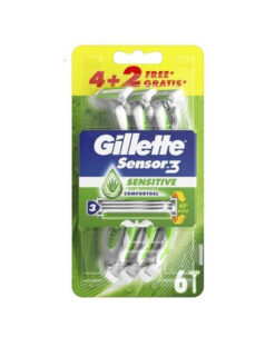 Gillette Sensor3 Sensitive Wegwerpmesjes 6 stuks
