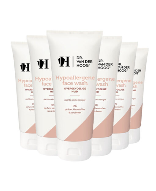 6x Dr. Van der Hoog Hypoallergeen Facewash 100 ml