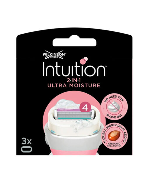 Wilkinson Intuition 2-in-1 Ultra Moisture navulmesjes (3 stuks)