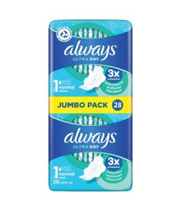 Always Ultra Day Maandverband Normal Jumbo Pack 28 stuks