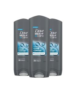 3x Dove Men+Care Hydrating Clean Comfort Douchegel 250 ml