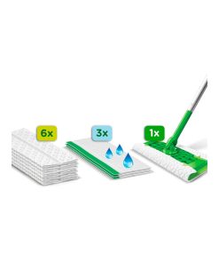 Alternative view of Swiffer Dry & Wet Kit Vloerreiniger met navullingen
