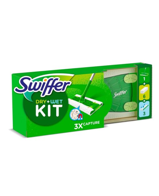Swiffer Dry & Wet Kit Vloerreiniger met navullingen