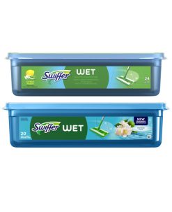 Swiffer Wet Vochtige Vloerdoekjes 20 Morning Fresh + 24 Citrus Fresh navullingen