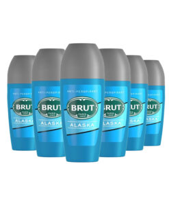 6x Brut Deodorant Roll On Alaska 50 ml