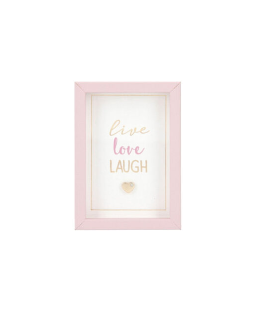 Depesche Fotolijstje met compliment "Live Love Laugh"