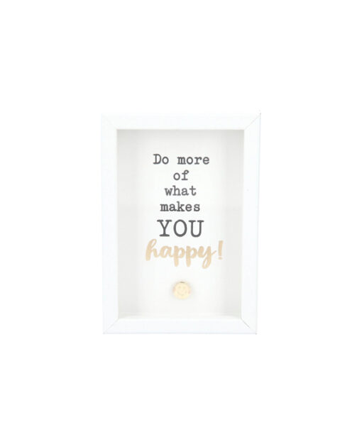 Depesche Fotolijstje met compliment "What makes you happy"