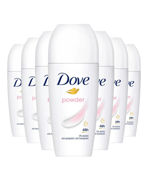 6x Dove Deodorant Roller Powder 50ml