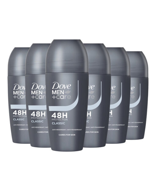 6x Dove Men+Care Deodorant Roller Classic 50ml