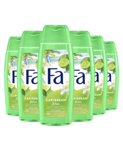 6x Fa Douchegel Caribbean Wave 250ml