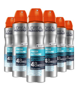 6x L'oreal Paris Men Expert Fresh Extreme Deodorant Spray 150ml