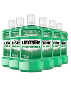 6x Listerine Fresh Burst Mondwater 250ml