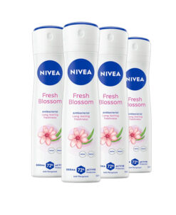 4x Nivea Fresh Blossom deodorant spray 150ml