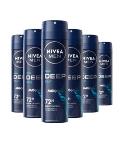 6x Nivea Men DEEP Beat Deodorant Spray 150ml