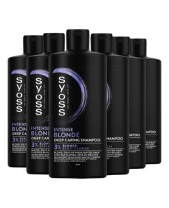 6x Syoss Intense Blonde Shampoo 440 ml