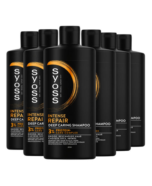 6x Syoss Intense Repair Shampoo 440 ml