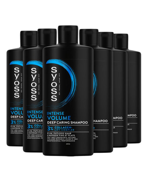 6x Syoss Intense Volume Shampoo 440 ml