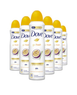 6x Dove Deodorant Spray Passion Fruit Scent 150ml