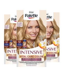 3x Palette haarverf Vital Care 9-40 natuurlijke beigeblond
