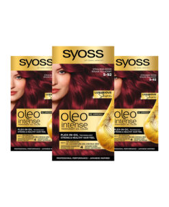 3x Syoss Intense Permanent 5-92 Stralend Rood